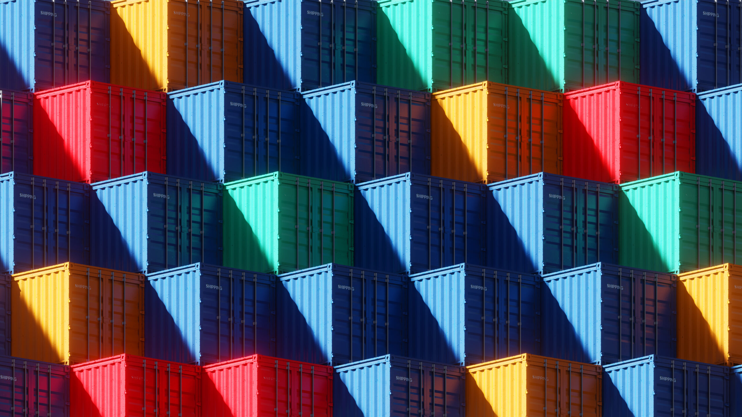 plastic shipping containers