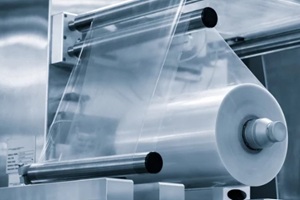 Automatic polyethylene plastic bag production machine with lighting effect