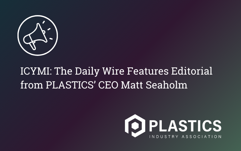 Plastics Industry Association Applauds Confirmation of Howard Lutnick as Secretary of the U.S. Department of Commerce