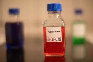 pyrolysis oil bottle