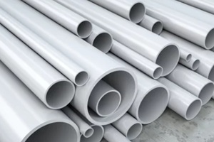 stack of white pvc pipes