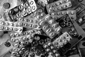 Lot of Empty Blister Packs for Recycling