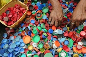 plastic bottles caps