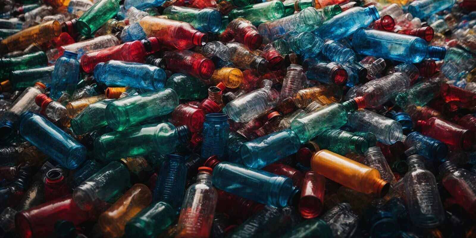 waste plastic bottles
