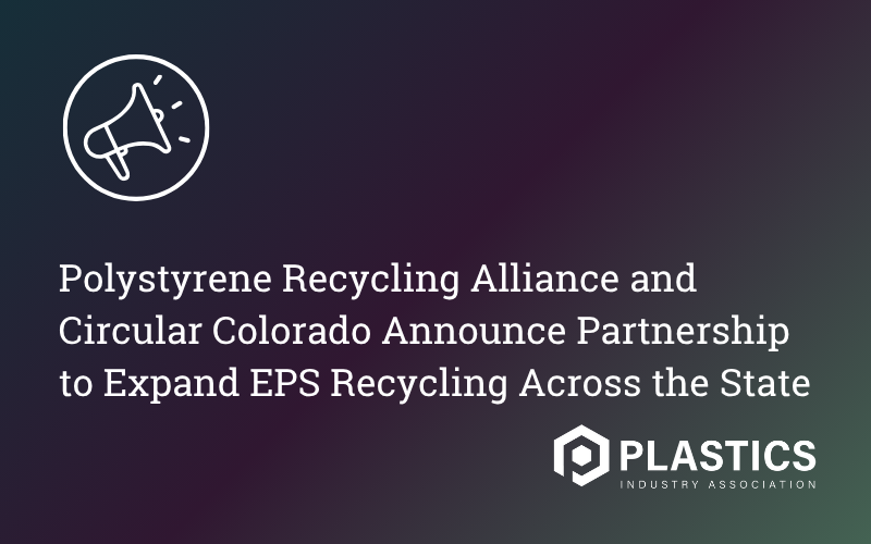 Polystyrene Recycling Alliance and Circular Colorado Announce Partnership to Expand EPS Recycling Across the State