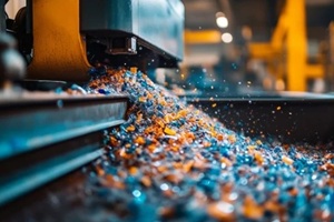 granulator machine efficiently breaks down plastic waste in an industrial setting
