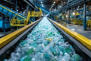 plastics bottles recycling process