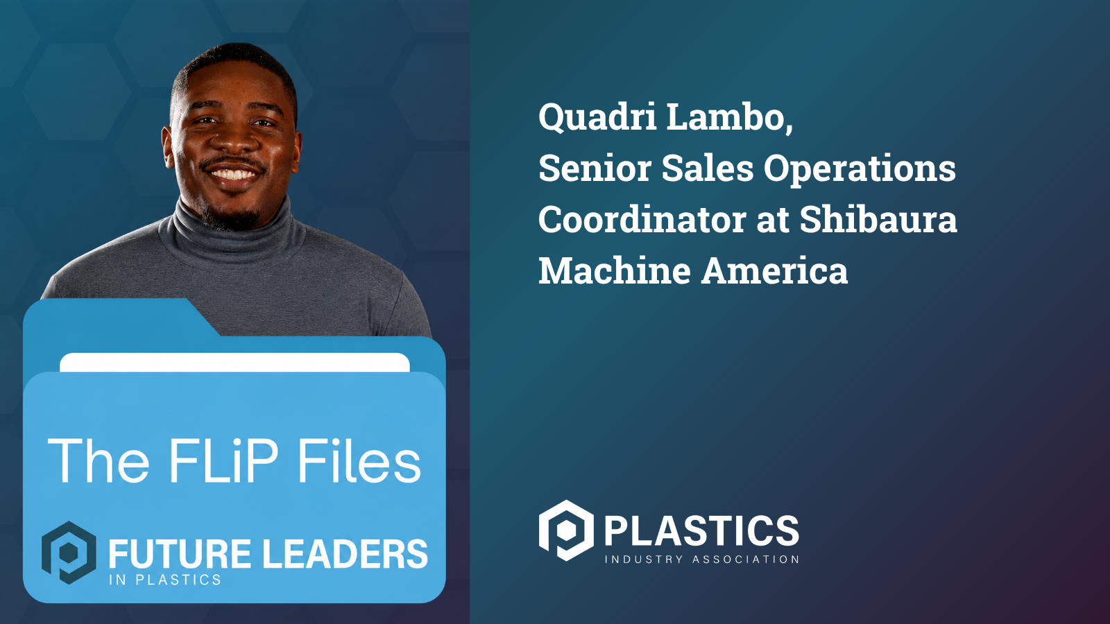 Quadri Lambo, Senior Sales Operations Coordinator at Shibaura Machine America