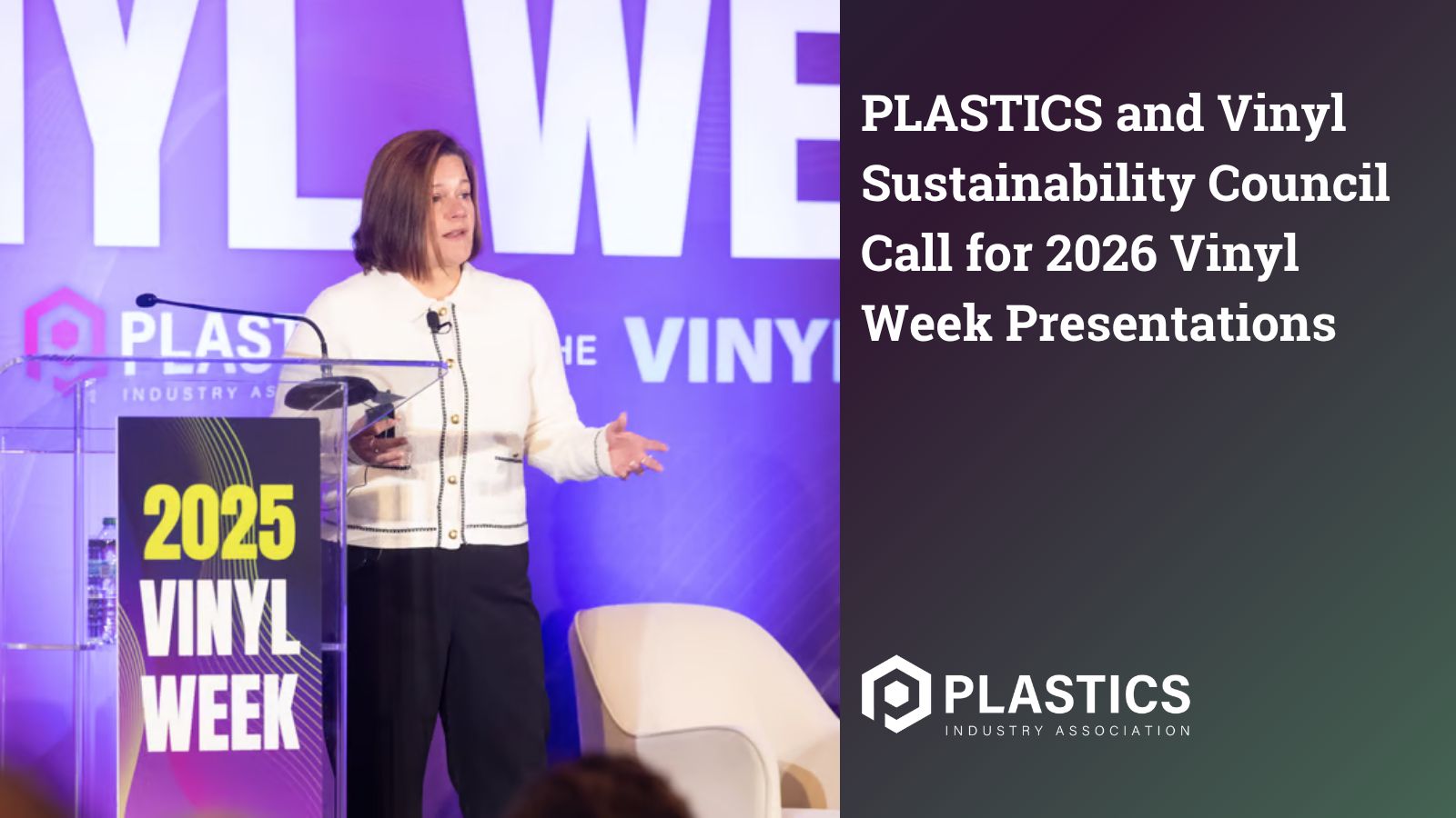 PLASTICS and Vinyl Sustainability Council Call for 2026 Vinyl Week Presentations